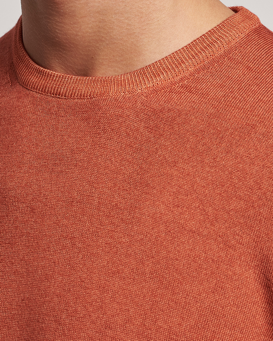 Homme | Pulls Et Tricots | Gran Sasso | Vintage Merino Fashion Fit Crew Neck Pullover Rust
