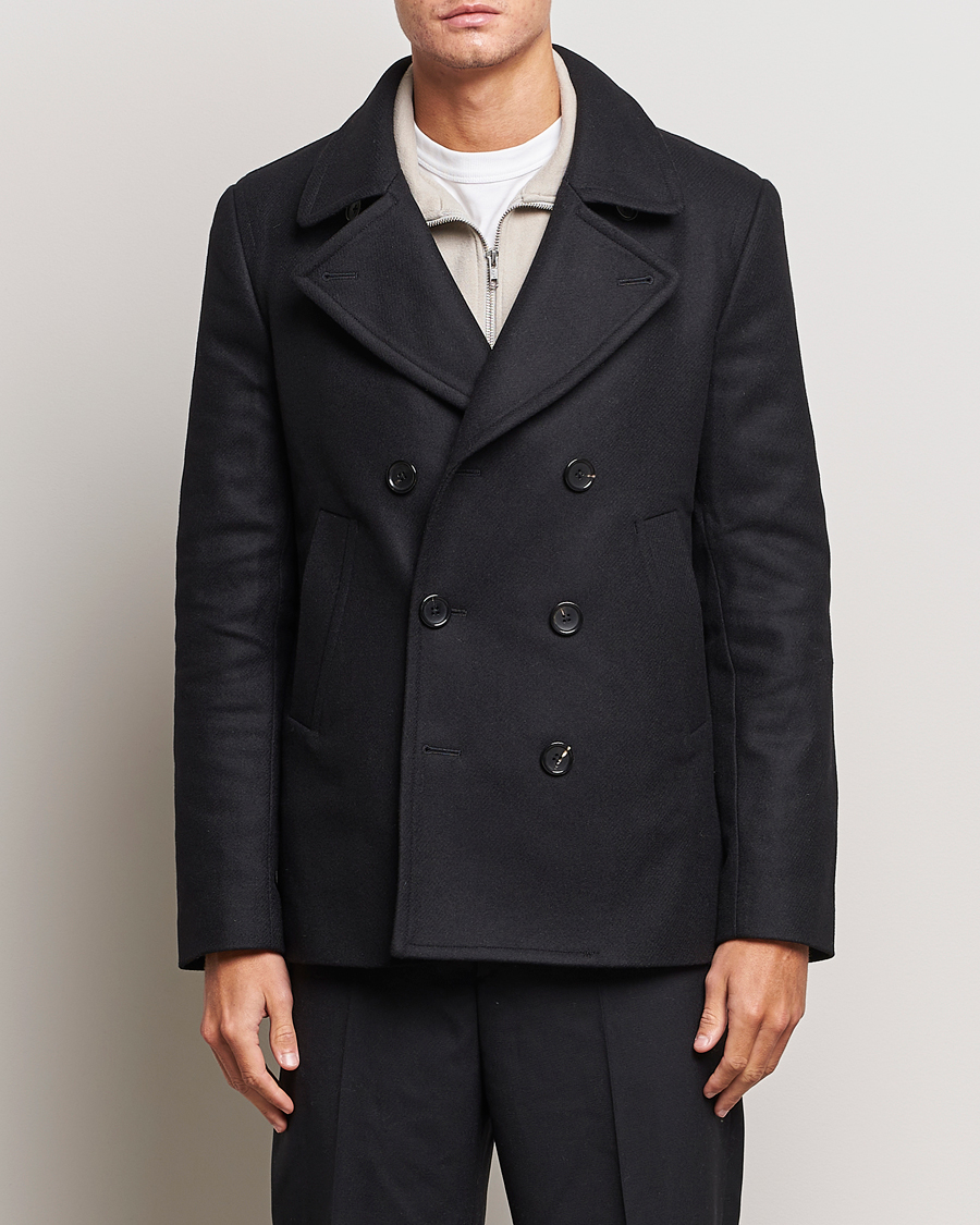 Homme | Manteaux Et Vestes | PS Paul Smith | Wool Peacoat Black