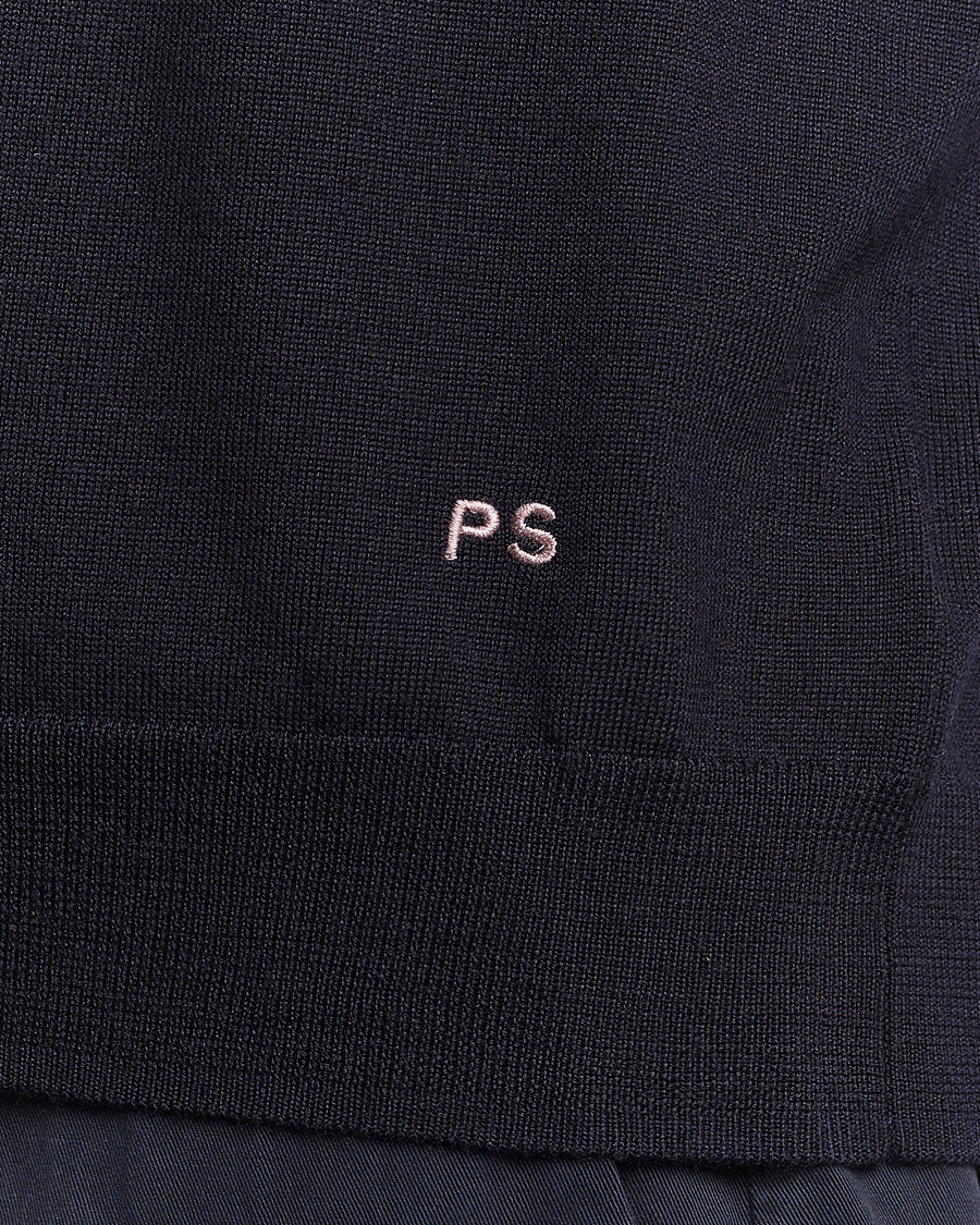 Homme | Pulls Et Tricots | PS Paul Smith | Merino Wool Knitted Polo Navy