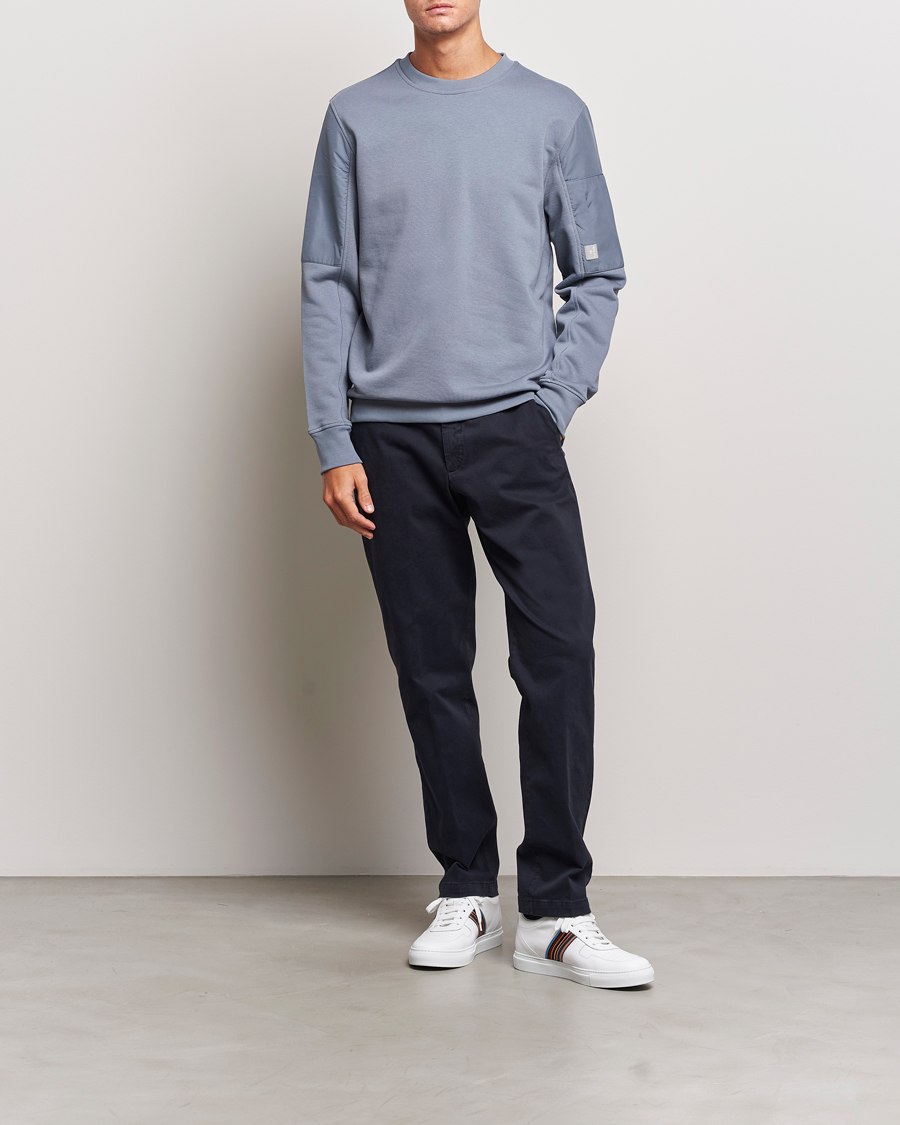 Homme | Pulls Et Tricots | PS Paul Smith | Organic Cotton Sweatshirt Washed Blue
