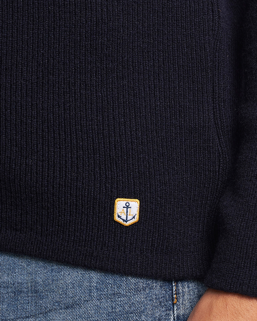 Homme | Pulls Et Tricots | Armor-lux | Pull Marin Lambswool Sweater Navy