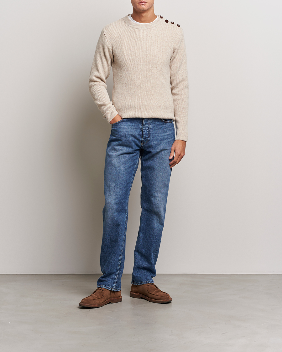 Homme | Pulls Et Tricots | Armor-lux | Pull Marin Wool Sweater Nature