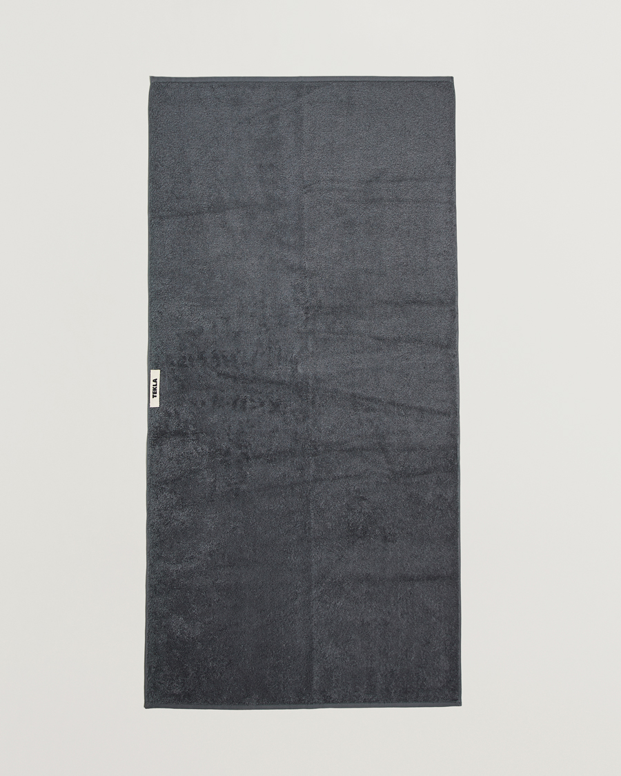 Homme |  |  | Tekla Organic Terry Bath Towel Charcoal Grey