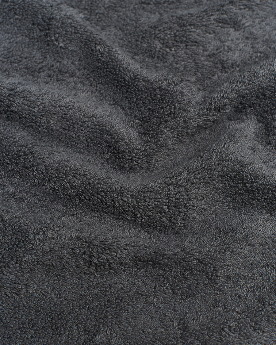 Homme | Tekla Organic Terry Bath Towel Charcoal Grey | Tekla | Organic Terry Bath Towel Charcoal Grey