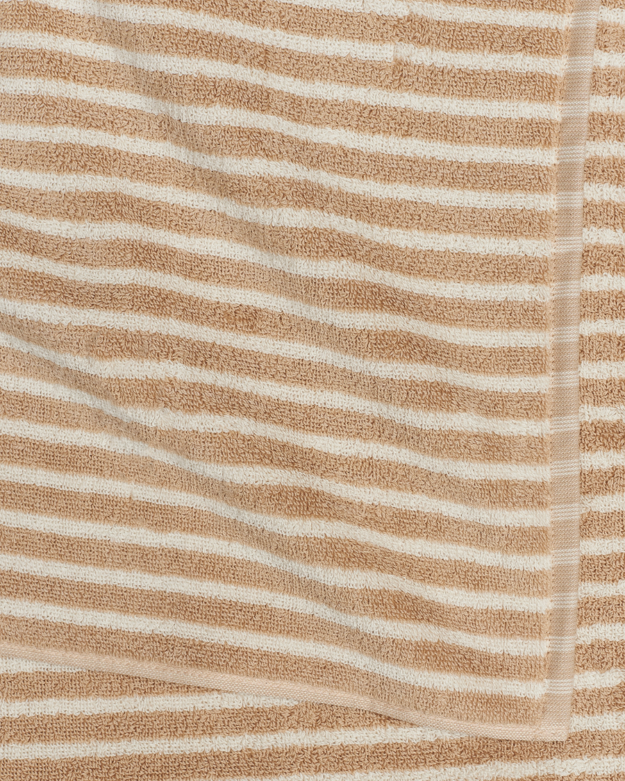 Homme | Tekla Organic Terry Bath Towel Ivory Stripe | Tekla | Organic Terry Bath Towel Ivory Stripe
