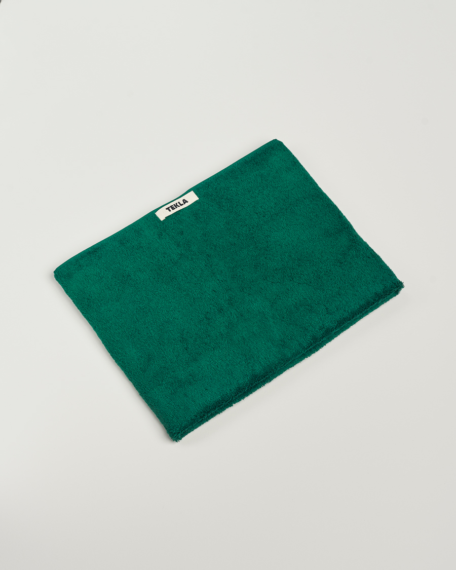 Homme | Tekla Organic Terry Bath Towel Teal Green | Tekla | Organic Terry Bath Towel Teal Green