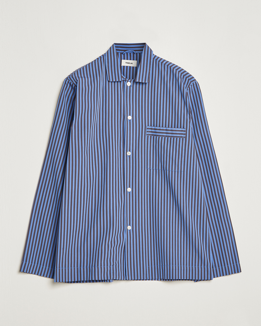 Homme | Peignoirs Et Pyjamas | Tekla | Poplin Pyjama Shirt Verneuil Stripes