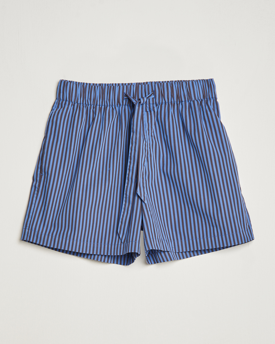 Homme | Peignoirs Et Pyjamas | Tekla | Poplin Pyjama Shorts Verneuil Stripes