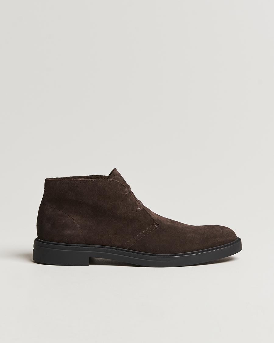 Homme | BOSS BLACK Calev Suede Chukka Boot Dark Brown | BOSS BLACK | Calev Suede Chukka Boot Dark Brown