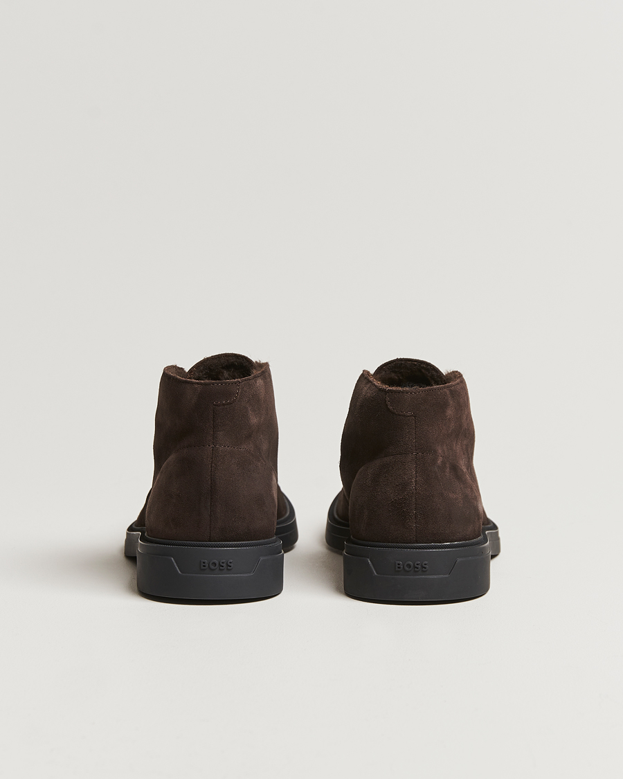 Homme | BOSS BLACK Calev Suede Chukka Boot Dark Brown | BOSS BLACK | Calev Suede Chukka Boot Dark Brown