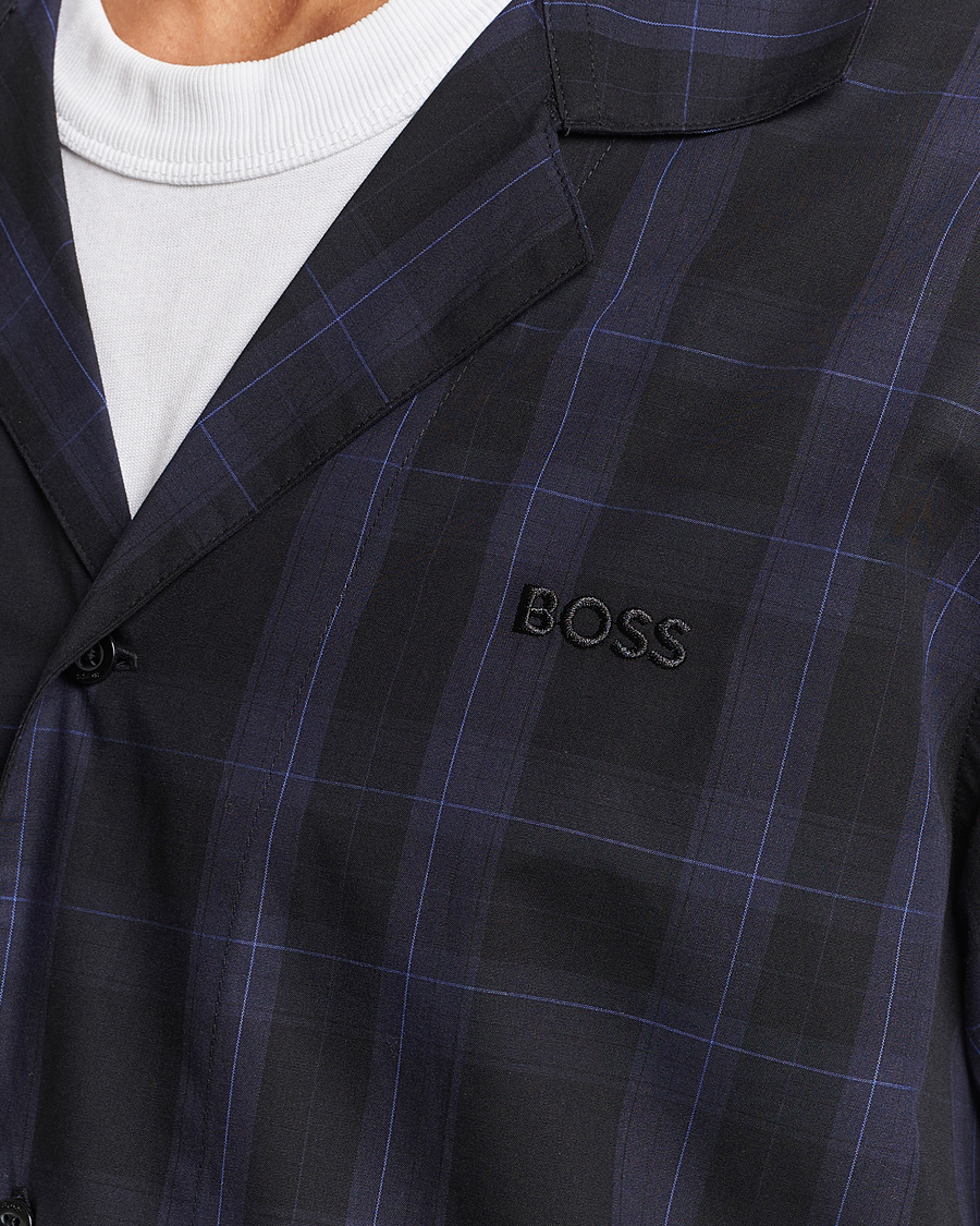 Homme | Peignoirs Et Pyjamas | BOSS BLACK | Urban Checked Pyjama Set Blue Multi