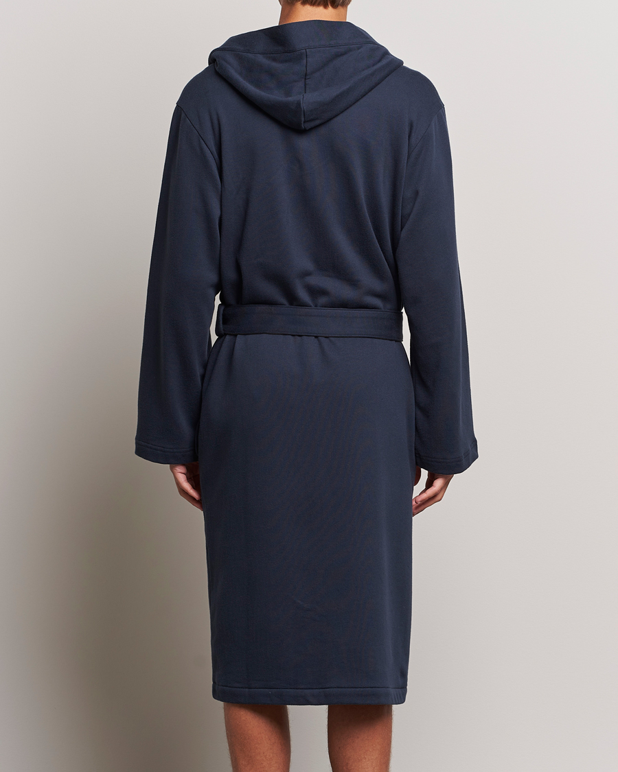 Homme | Peignoirs Et Pyjamas | BOSS BLACK | Iconic Terry Robe Dark Blue