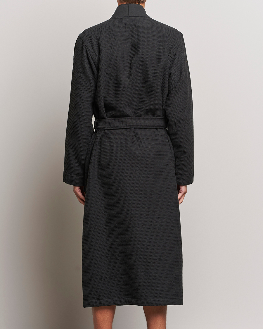 Homme | Peignoirs Et Pyjamas | BOSS BLACK | Waffle Kimono Black