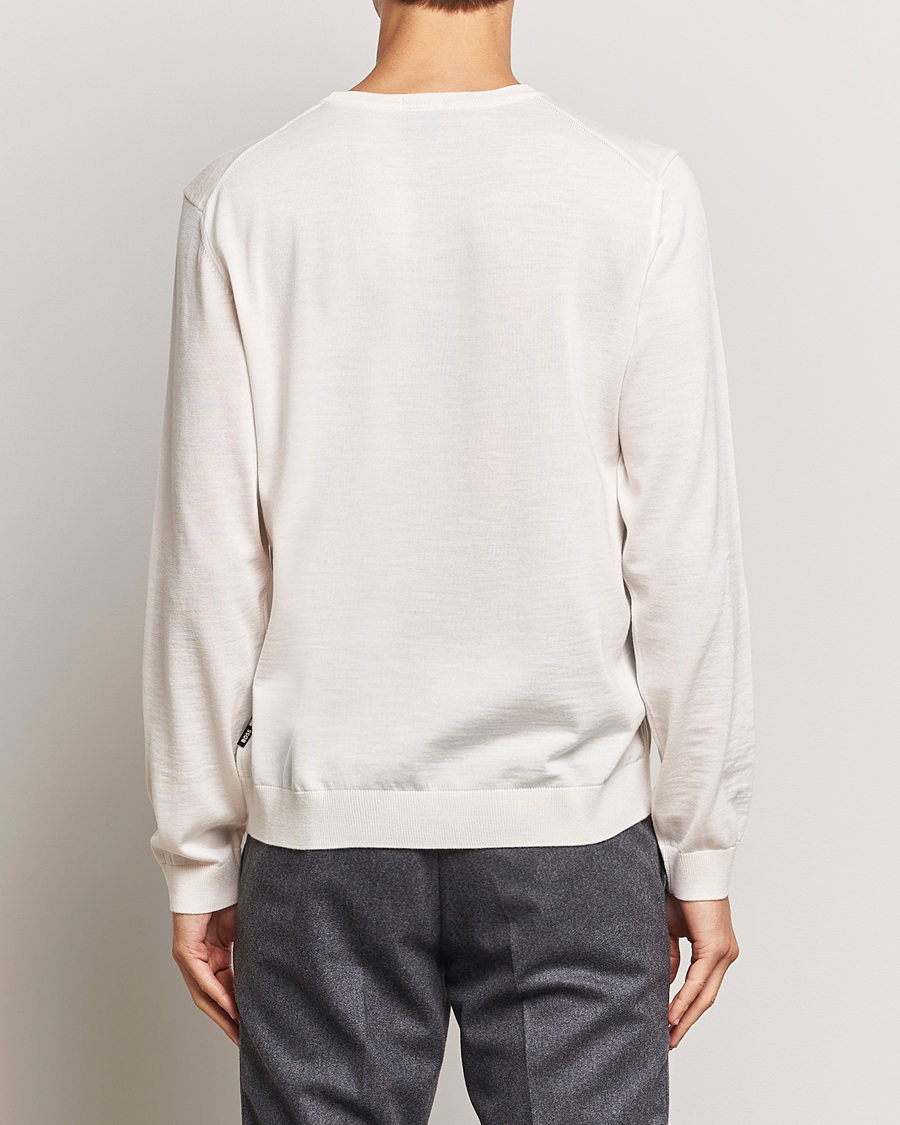 Homme | Pulls Et Tricots | BOSS BLACK | Leno Knitted Sweater Open White