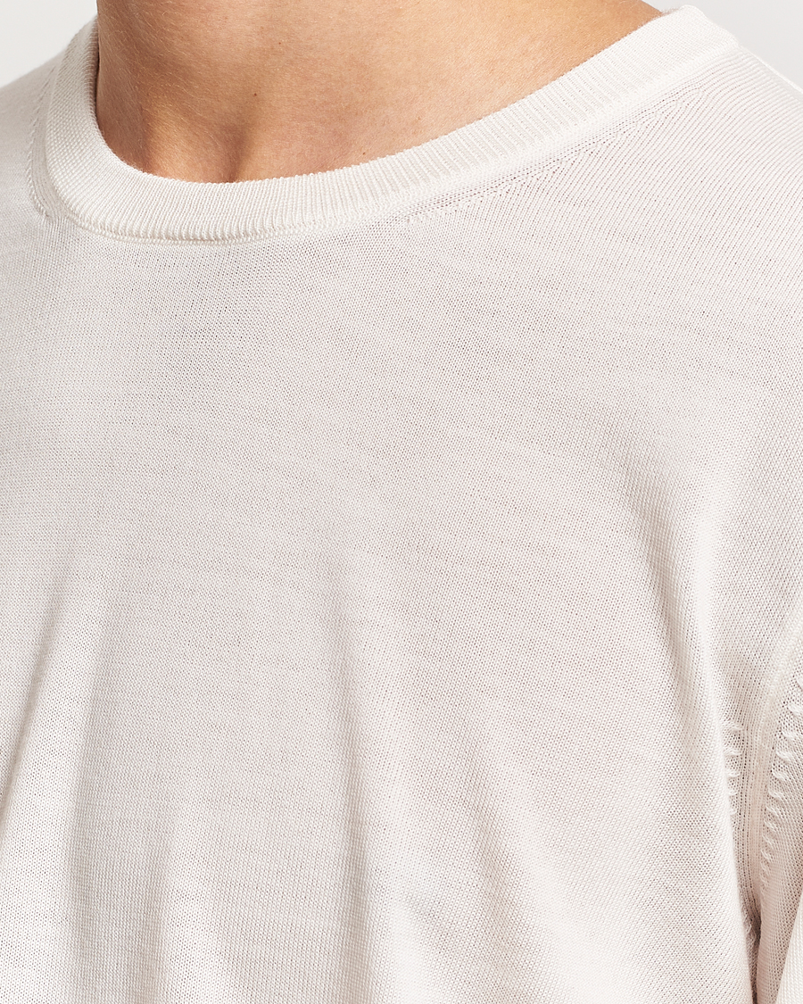 Homme | Pulls Et Tricots | BOSS BLACK | Leno Knitted Sweater Open White