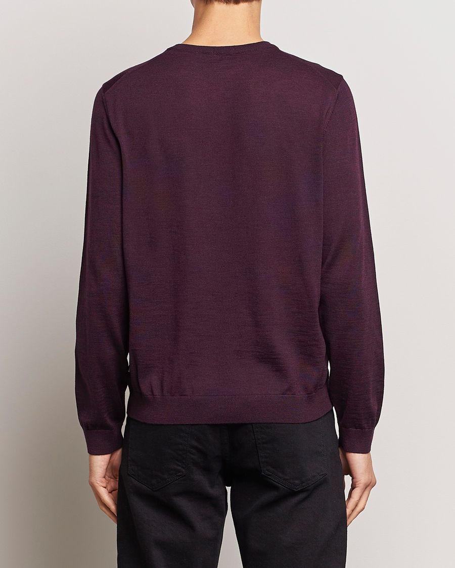 Homme | Pulls Et Tricots | BOSS BLACK | Leno Knitted Sweater Dark Red