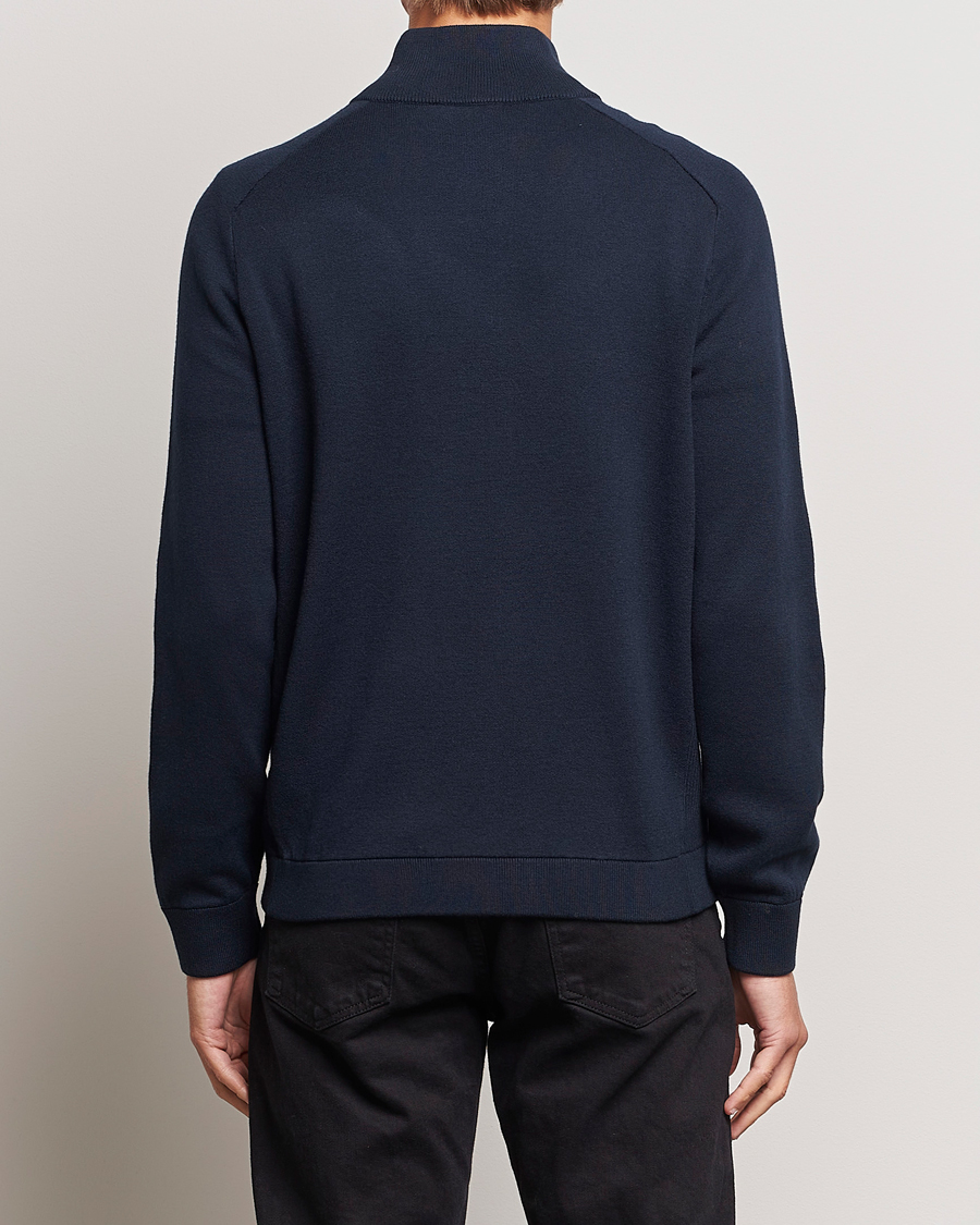 Homme | Pulls Et Tricots | BOSS BLACK | Medesimo Hybrid Full Zip Dark Blue