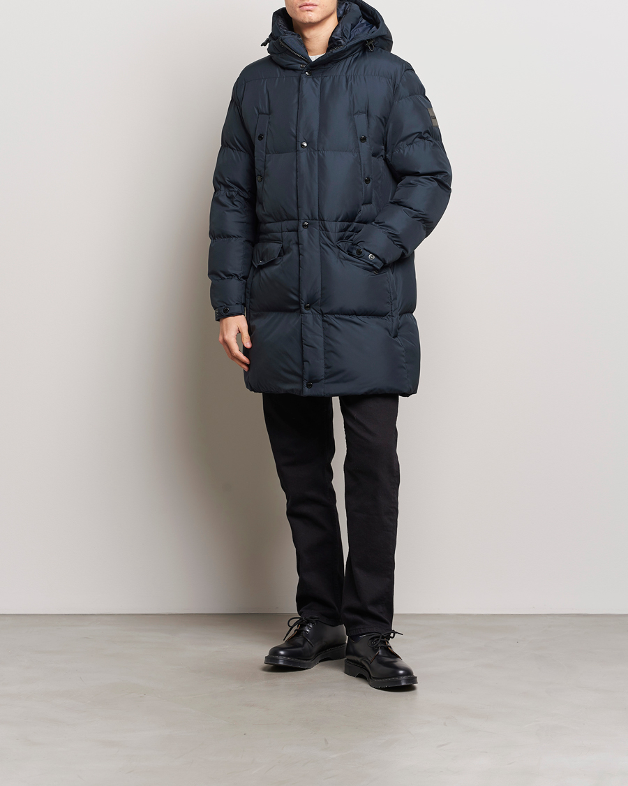 Homme | Manteaux Et Vestes | BOSS BLACK | Condolo Puffer Parka Dark Blue