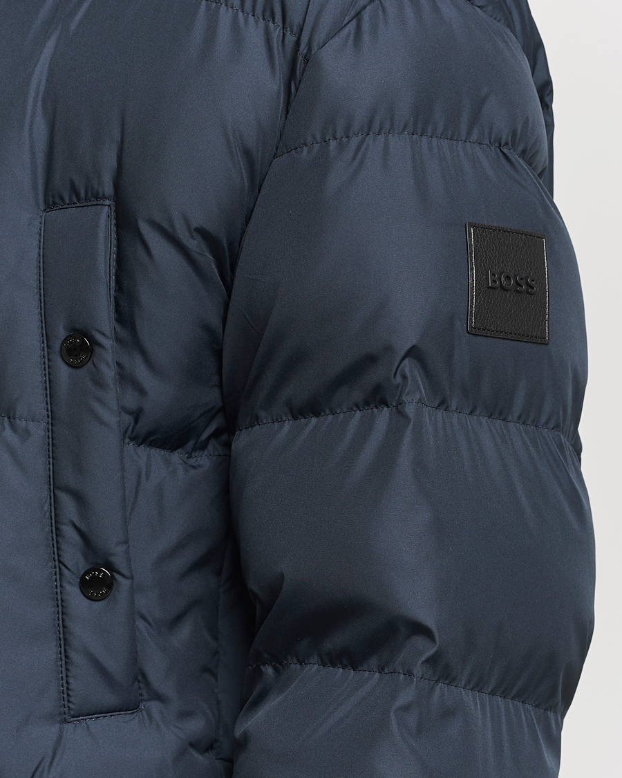 Homme | Manteaux Et Vestes | BOSS BLACK | Condolo Puffer Parka Dark Blue