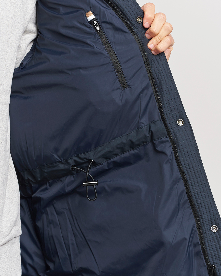 Homme | Manteaux Et Vestes | BOSS BLACK | Condolo Puffer Parka Dark Blue