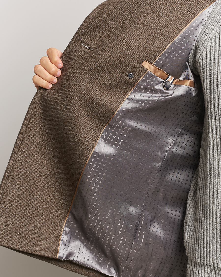 Homme | Manteaux Et Vestes | BOSS BLACK | Hyde Peacoat Open Green