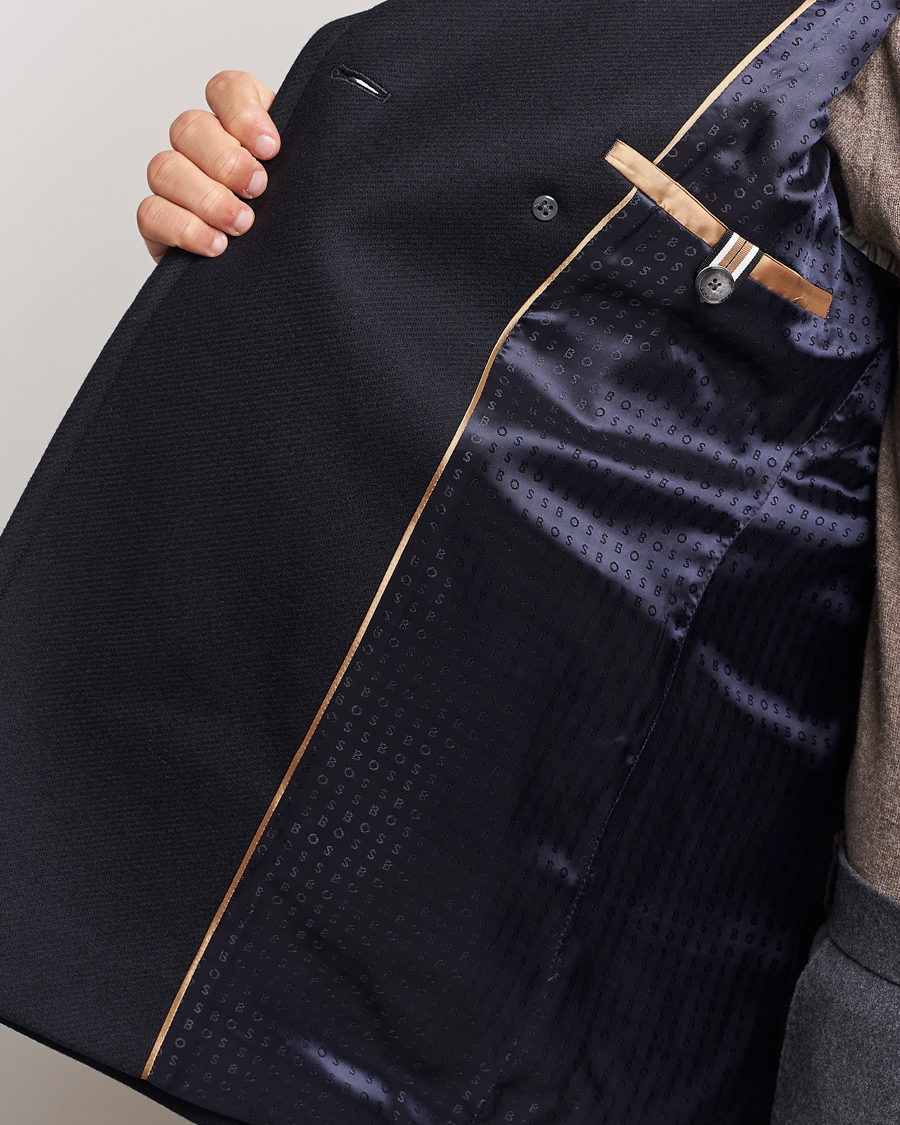 Homme | Manteaux Et Vestes | BOSS BLACK | Hyde Peacoat Dark Blue