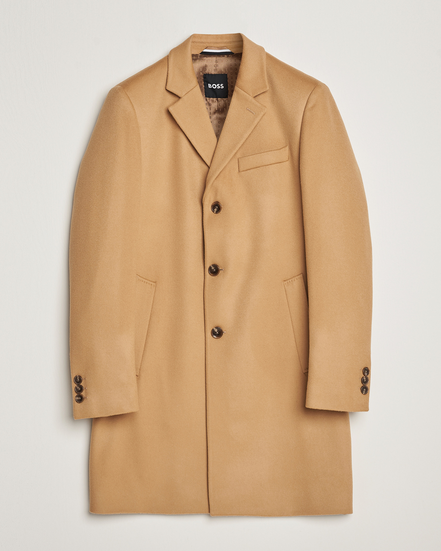 Homme | Manteaux Et Vestes | BOSS BLACK | Hyde Wool/Cashmere Coat Medium Beige