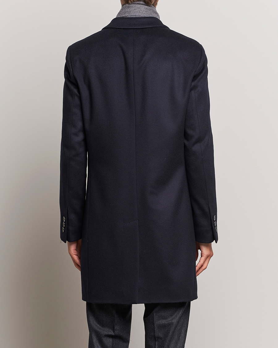 Homme | Manteaux Et Vestes | BOSS BLACK | Hyde Wool/Cashmere Coat Dark Blue