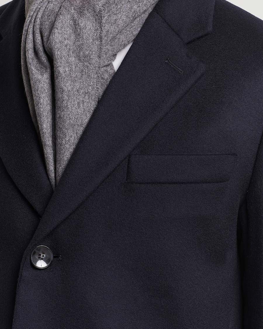 Homme | Manteaux Et Vestes | BOSS BLACK | Hyde Wool/Cashmere Coat Dark Blue
