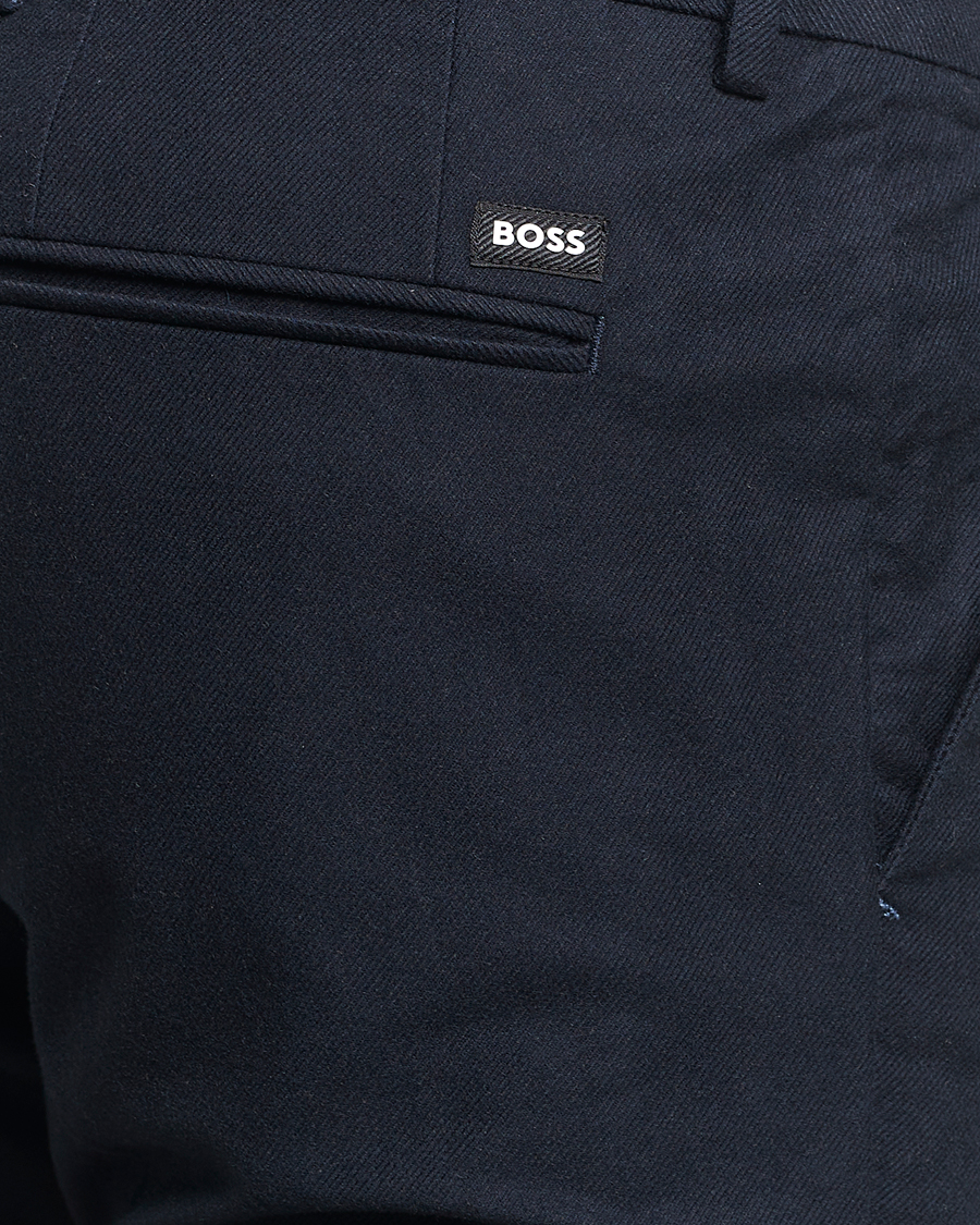 Homme | Pantalons | BOSS BLACK | Kaito1 Structured Chinos Dark Blue