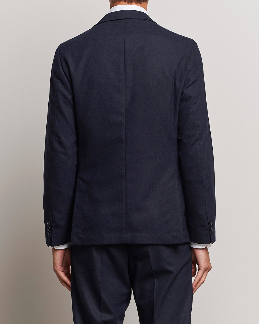 Homme | Blazers | BOSS BLACK | Hanry Tech Flannel Blazer Dark Blue