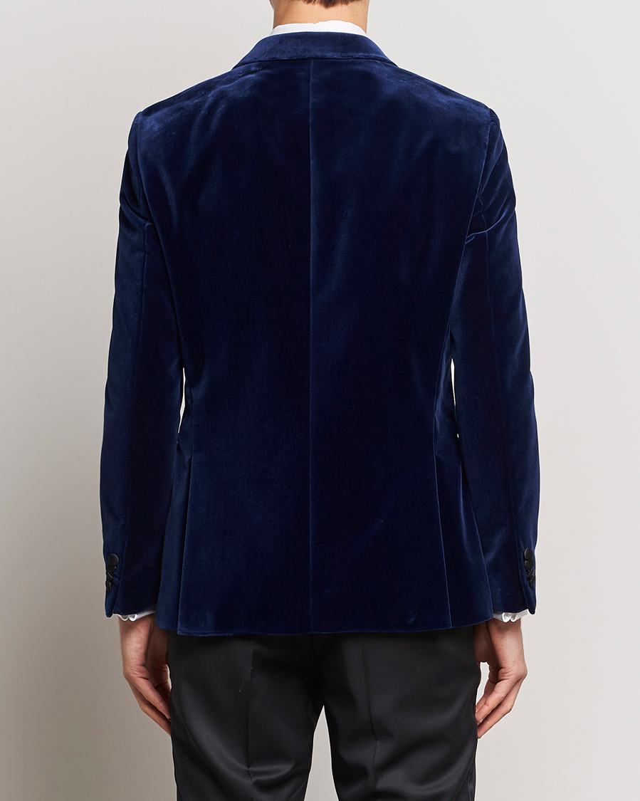 Homme | Blazers | BOSS BLACK | Hutson Velvet Tuxedo Blazer Dark Blue