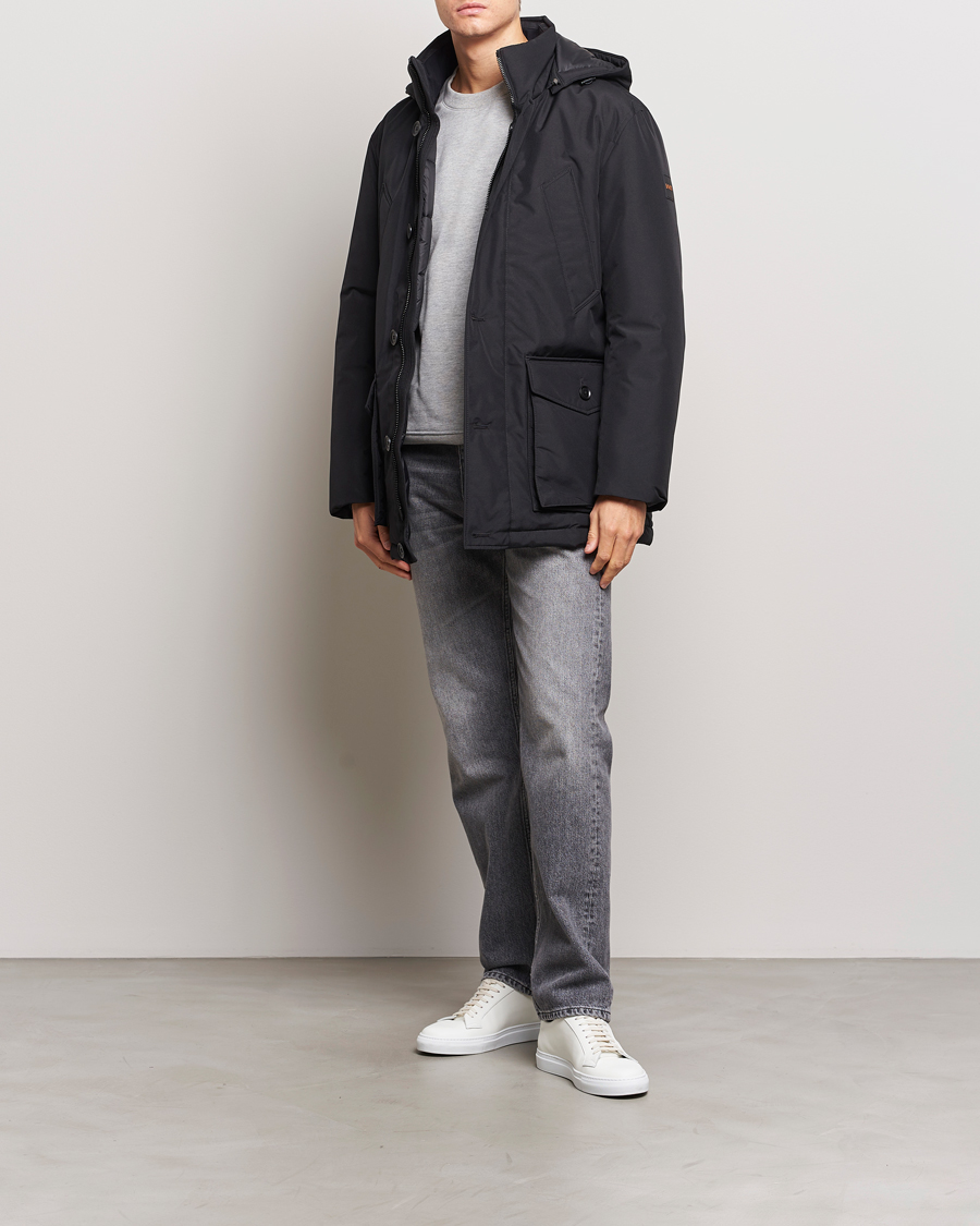 Homme | Manteaux Et Vestes | BOSS ORANGE | Osiass Parka Black