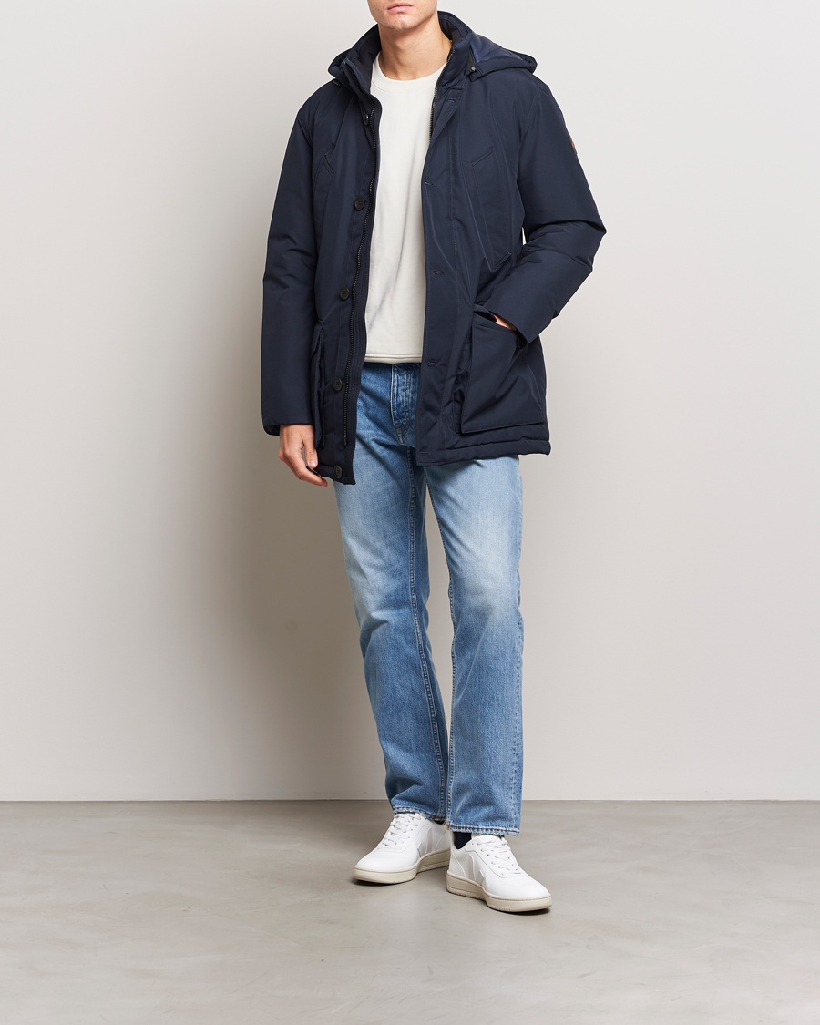 Homme | Manteaux Et Vestes | BOSS ORANGE | Osiass Parka Dark Blue