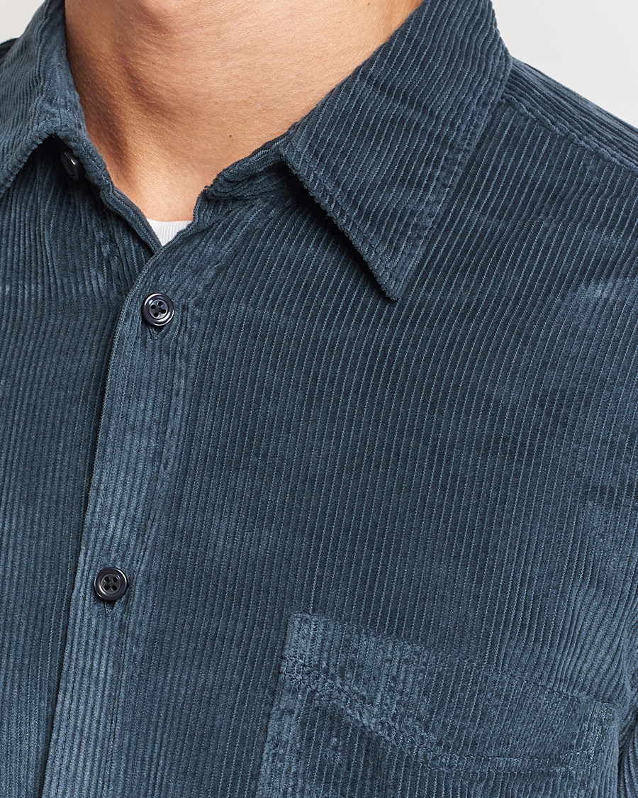 Homme | Chemises | BOSS ORANGE | Relegant Corduroy Shirt Open Green