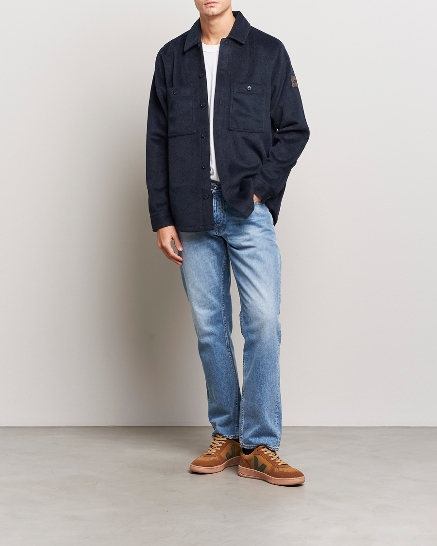 Homme | Chemises | BOSS ORANGE | Locky Overshirt Dark Blue