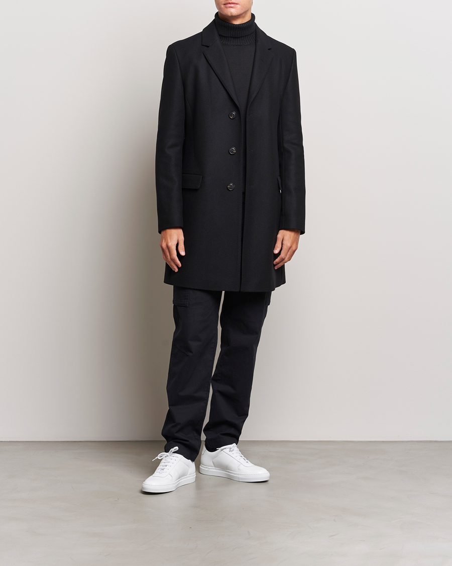 Homme | Manteaux Et Vestes | HUGO | Migor Wool Coat Black