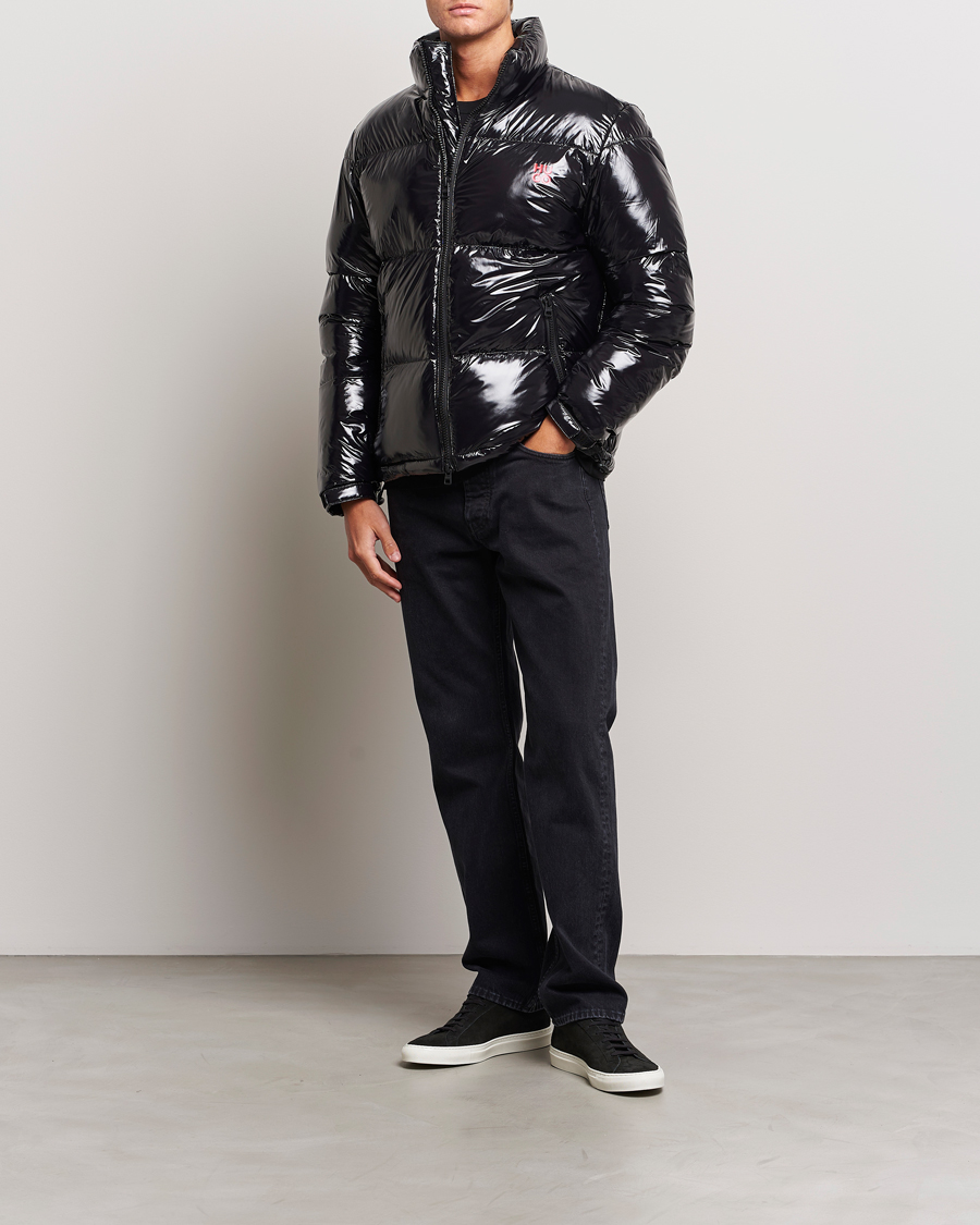 Homme | Manteaux Et Vestes | HUGO | Biron Glossy Down Jacket Black