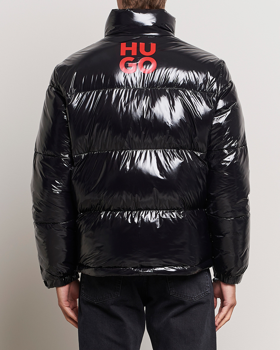 Homme | Manteaux Et Vestes | HUGO | Biron Glossy Down Jacket Black