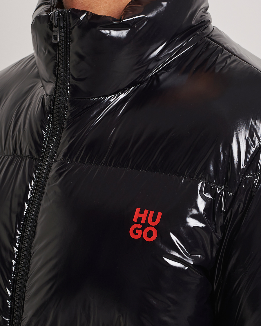 Homme | Manteaux Et Vestes | HUGO | Biron Glossy Down Jacket Black