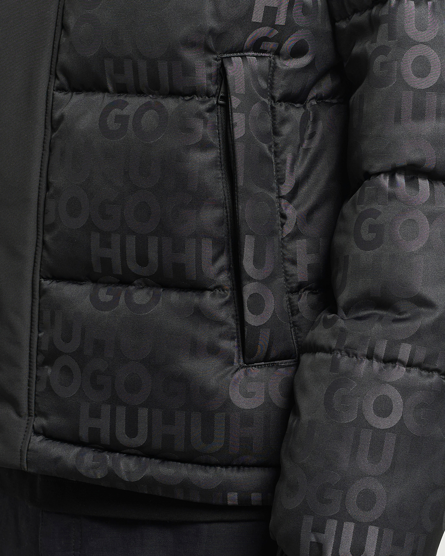 Homme | Manteaux Et Vestes | HUGO | Balto Monogram Down Jacket Black