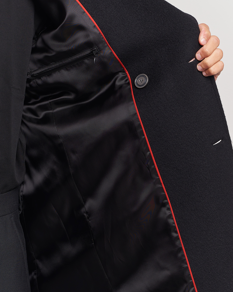 Homme | Manteaux Et Vestes | HUGO | Miroy Wool Double Breasted Coat Black