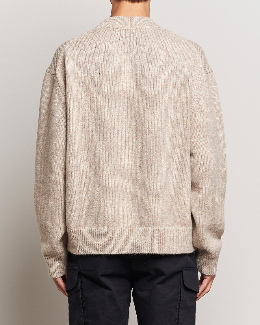 Homme | Pulls Et Tricots | HUGO | Seese Knitted Sweater Light Beige