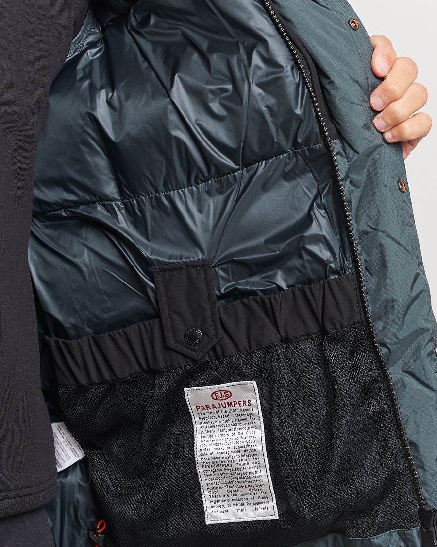 Homme | Manteaux Et Vestes | Parajumpers | Ronin Foul Weather Down Parka Black/Green Gables