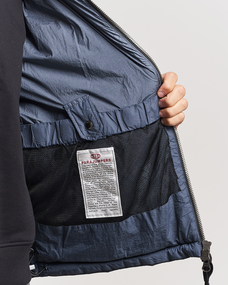 Homme | Manteaux Et Vestes | Parajumpers | Tomcat Garment Dyed Rescue Puffer Dark Avio