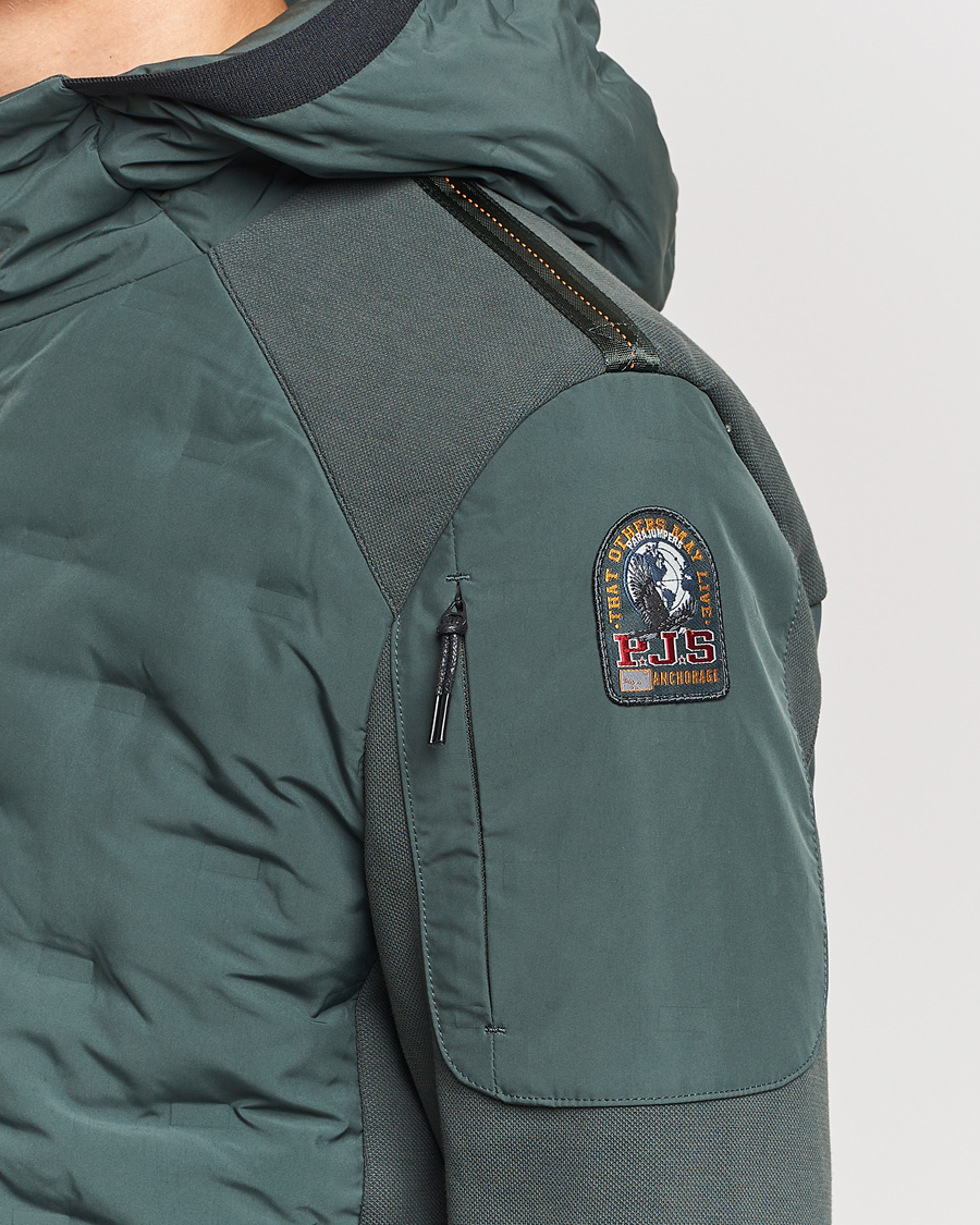 Homme | Manteaux Et Vestes | Parajumpers | Benjy Jacquard Hybrid Jacket Green Gables