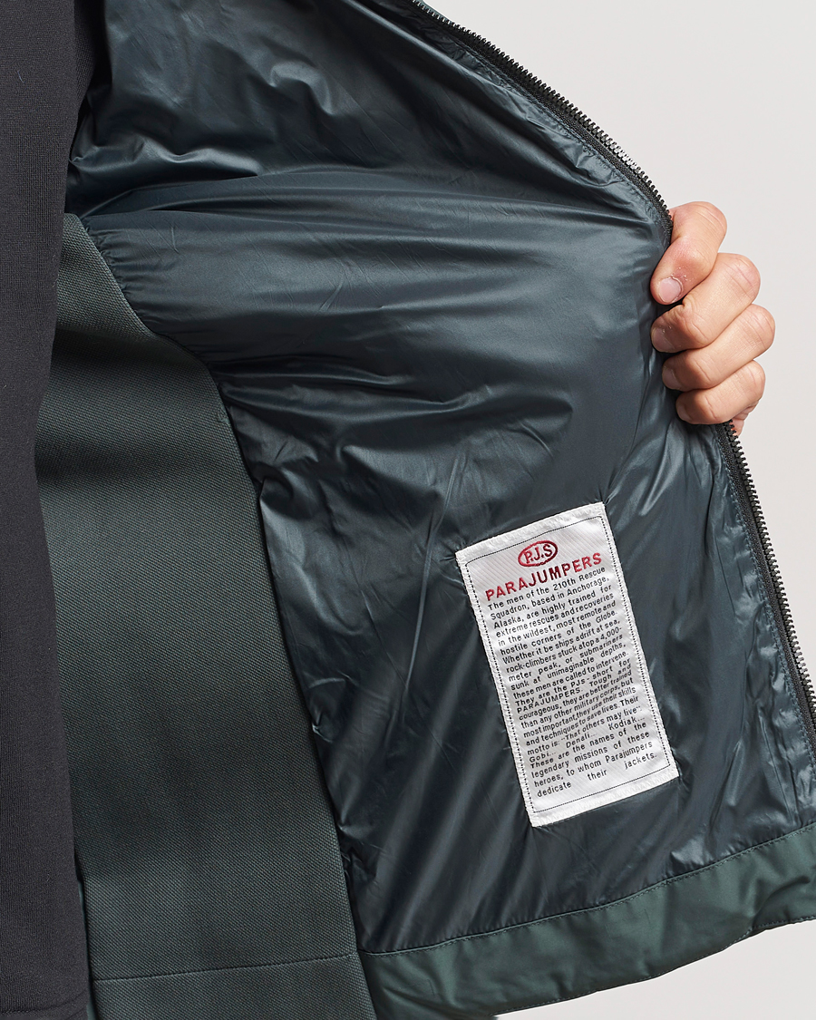 Homme | Manteaux Et Vestes | Parajumpers | Benjy Jacquard Hybrid Jacket Green Gables