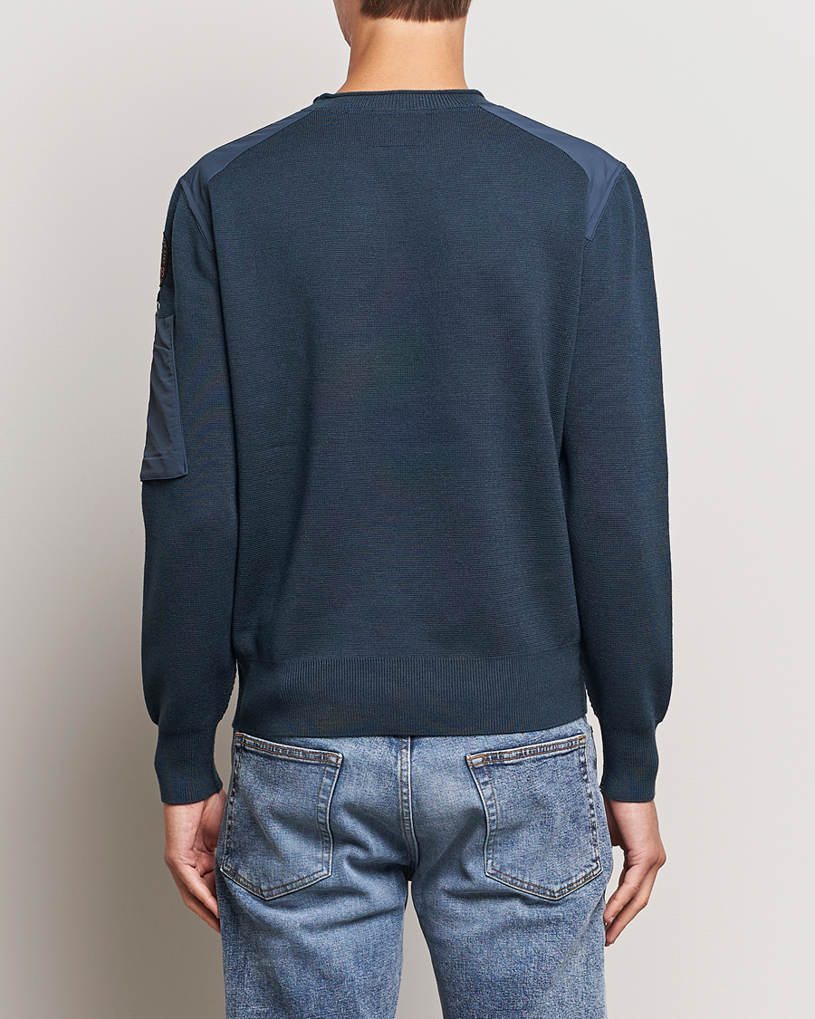 Homme | Pulls Et Tricots | Parajumpers | Braw Rescue Knitted Crew Neck Dark Avio