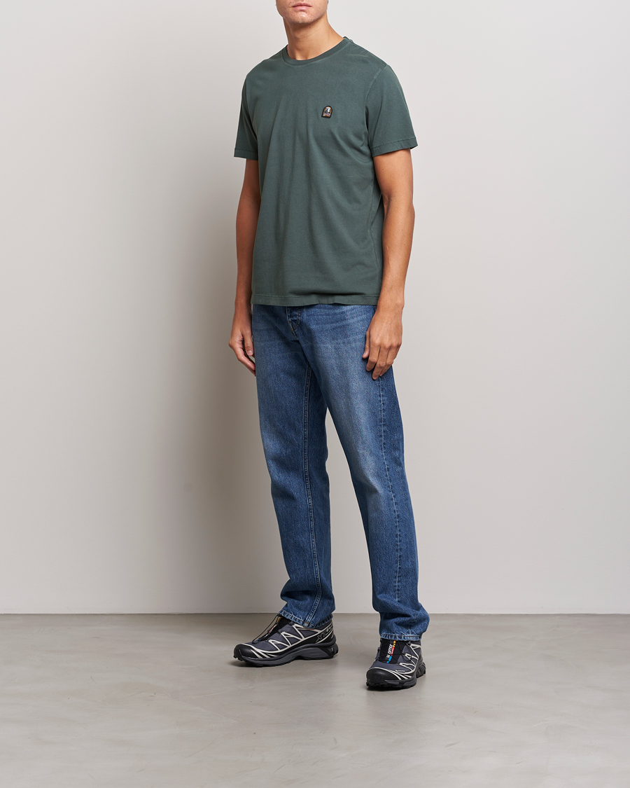 Homme | T-shirts | Parajumpers | Patch Crew Neck T-Shirt Green Gables