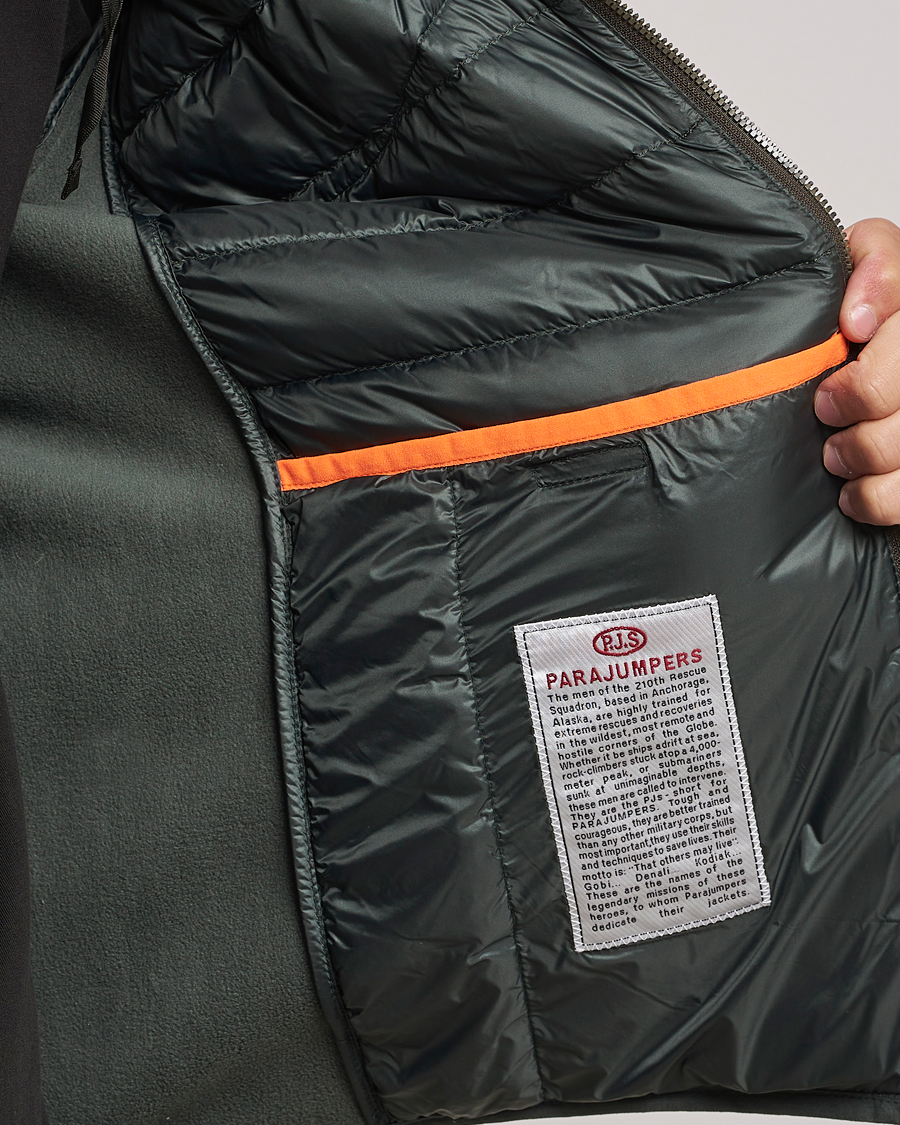 Homme | Manteaux Et Vestes | Parajumpers | Nolan Hybrid Hooded Jacket Green Gables